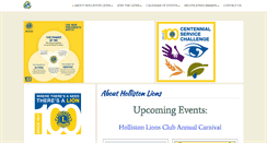 Desktop Screenshot of hollistonlions.org